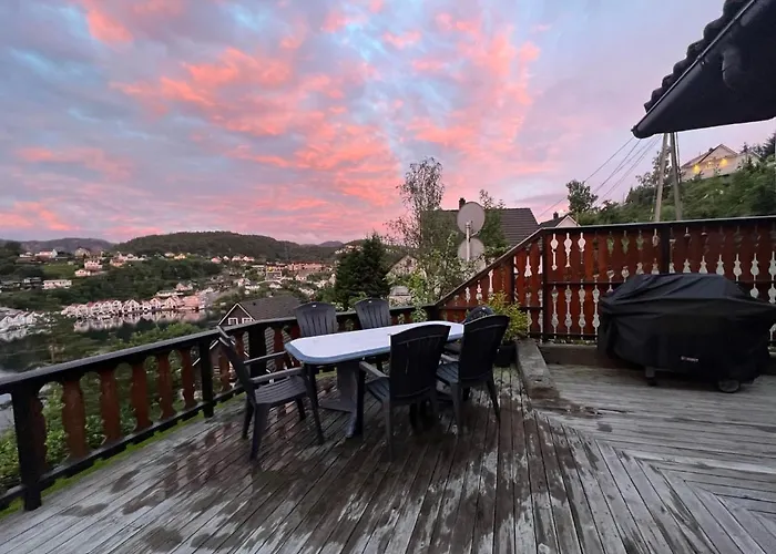 I Med Panoramautsikt Prázdninový dům Flekkefjord