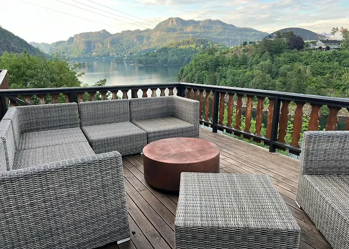 I Med Panoramautsikt Prázdninový dům *